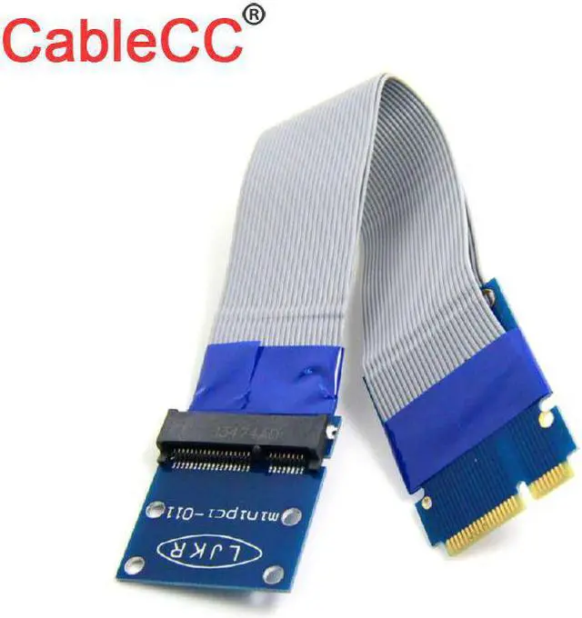 Main image of Flexible Mini PCI Express PCI-e Mini Card Extender 52pin Male to Female Extension FFC Cable