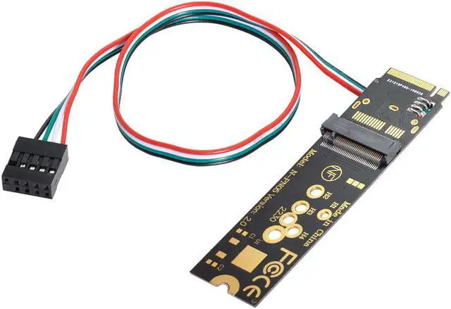 Main image of NGFF Key-A/E WiFi Wireless Card to PCI-E M.2 NGFF Key-M NVME SSD Adapter for AX200 Wifi 6 Bluetooth 5.1