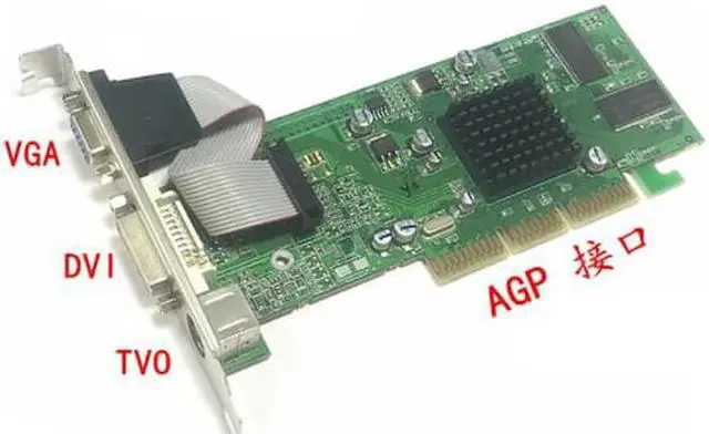Main image of AGP Graphics Card 7000   For ATI Radeon R7000 7000 64M DDR CRT DB15 TVO S-VIDEO output Interface Video Card Expansion Cards