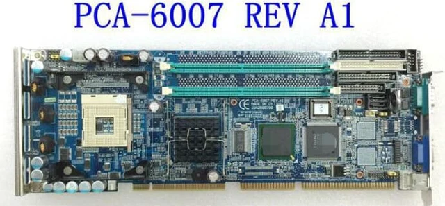 Main image of 100%OK IPC Board PCA-6007V Rev.A1 PCA-6007 Full-size CPU Card ISA Industrial Embedded Mainboard PICMG1.0 With CPU RAM