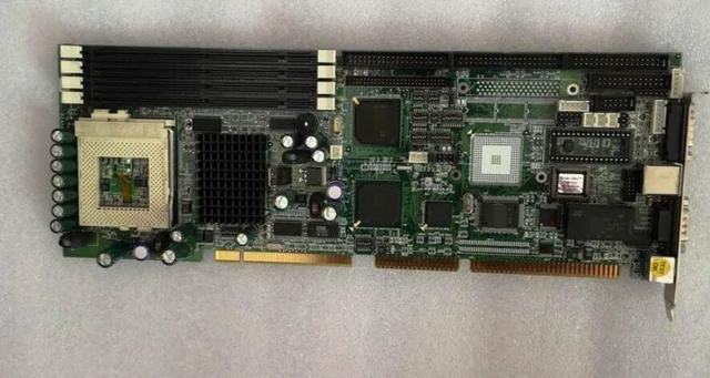 Main image of 100% OK Embedded IPC Board PEAK632A Rev:B Full-size CPU Card ISA Industrial Mainboard PICMG 1.0 with 1*LAN