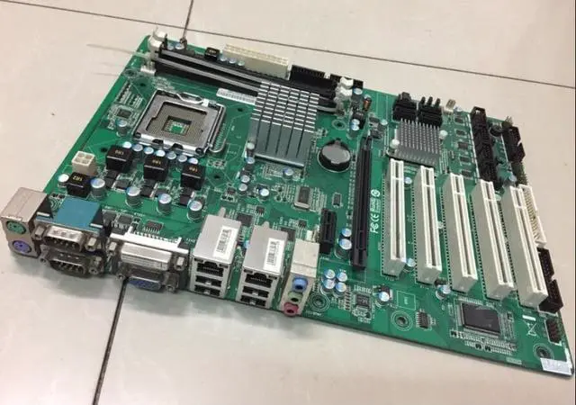 Main image of 100%OK Embedded IPC Mainboard SYM76941VGGA  ATX Industrial Motherboard 5*PCI 2*LAN with RAM LGA775 CPU 6*COM
