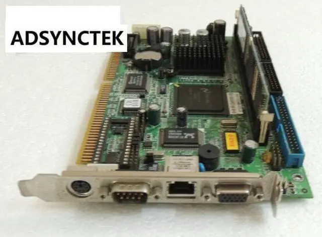 Main image of 100%OK IPC Board ROCKY-512-64MB-SZSG-JJB ISA Slot Industrial motherboard Half-Size CPU Card PICMG1.0 with CPU RAM