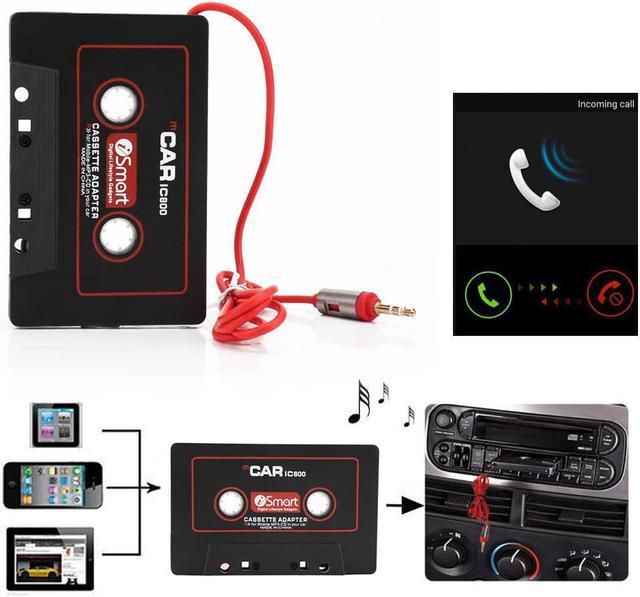 Car Cassette Tape Stereo Adapter Tape Converter For iPod For iPhone MP3/4  AUX Cable CD Player Magnetic Car Tape Player 
