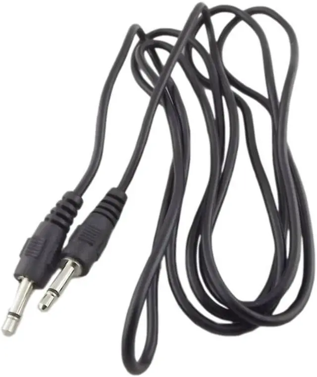 Main image of FOR 1pc 3.5mm 1 Male Mini Plug To Male Monaural Mono Audio Extension Cable Nickel 5ft 3ft