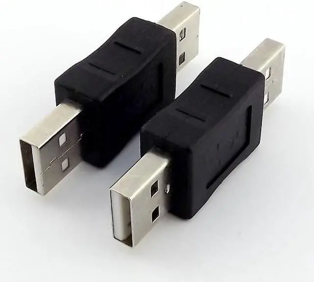 Main image of OIAGLH 5Pcs USB 2.0 A Male To USB A Male Plug Coupler Adapter Converter Connector Changer