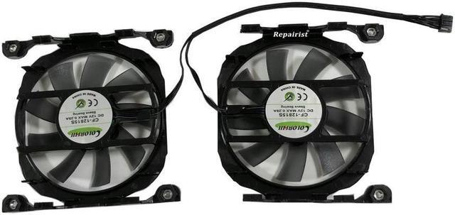 OIAGLH 2Pcs/Set CF-12815S GPU VGA Cooler Fan For Leadtek Winfast