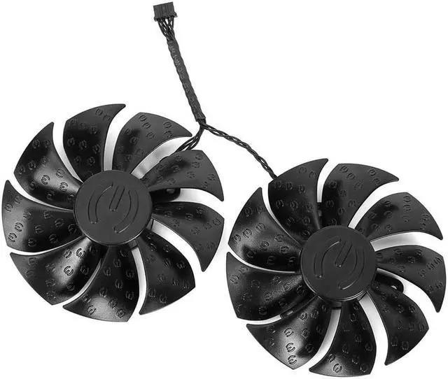 Main image of OIAGLH 1 Set 87mm PLA09215S12H 12V 0.55A 4Pin Video Card Fan for GTX 1660 Ti XC Ultra Graphics Card Replacement Fan