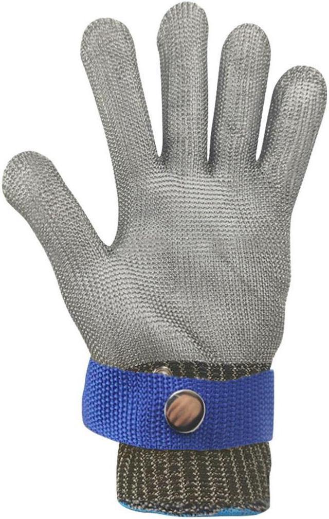 Work Gloves Stainless Steel Wire Mesh Gloves-Cut Resistant, Safety Work  gloves