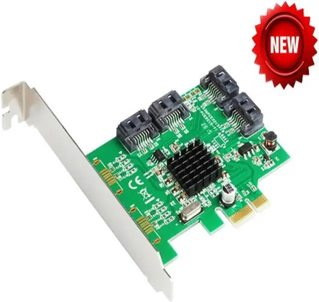Main image of FOR 88SE9215 4 Ports SATA 6G PCI Express Controller Card PCI-e to SATA III 3.0 converter PCI low profile bracket SATA3.0