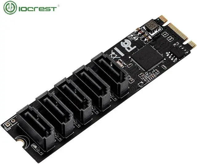 Main image of FOR M.2 (PCIe 3.0) to 5 Ports SATA III 6G ssd Adapter with sataIII cable SATA3.0 to m.2 pci-e