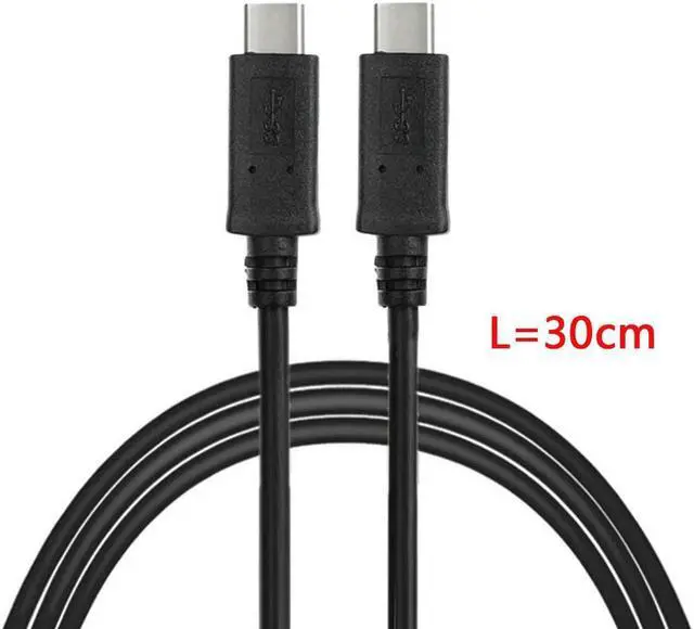 Main image of FOR USB-C USB 3.1 Type C Male Connector to Male Data Cable for Tablet Phone Hard Disk Drive Black 30cm 1m 2m