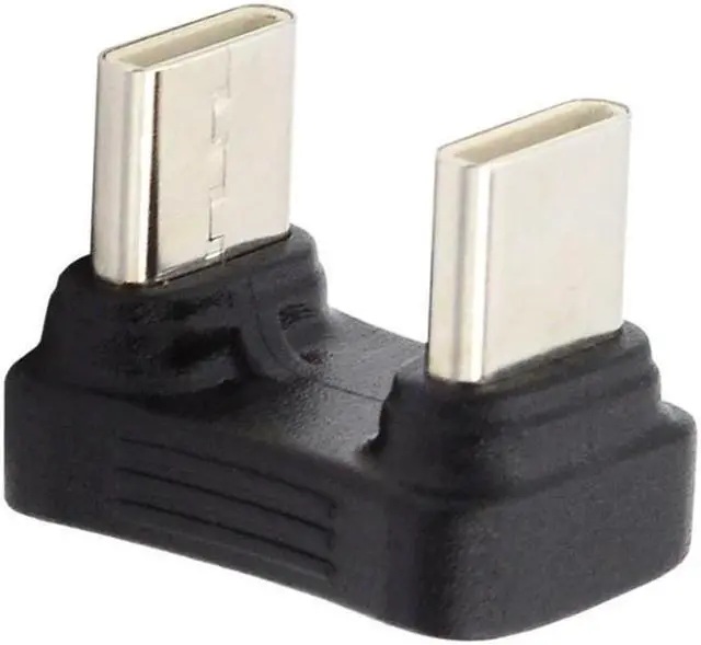 Main image of FOR Opposite U Shape Back Angled USB-C Type C Male to Male for Adapter 480Mbps Coupler Extender Power Data for Adapter