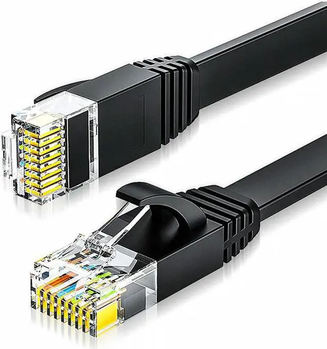 Main image of FOR Twisted Pair Patch Cord Ultra Slim Flat Ethernet Cable UTP Cat 6 RJ45 Network Cable for Laptop Router