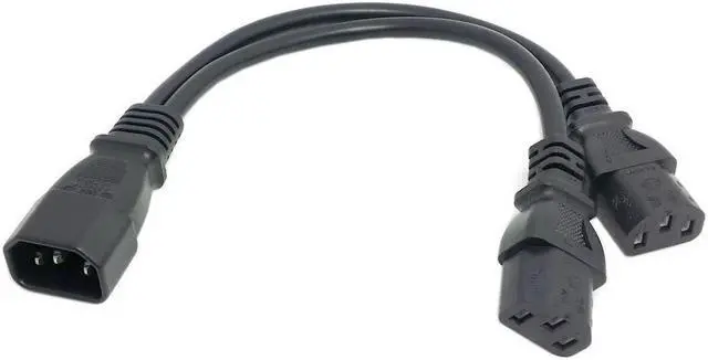 Main image of FOR IEC320 Cable for Adapter IEC 320 C13 to C14 Power Extension Cable C14 to Dual C13 5-13R Power Y Type Splitter for Adapter Cable Cord