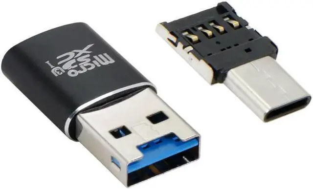 Main image of FOR USB 3.0 to Micro SD SDXC TF Card Reader with Micro Type-C USB-C OTG for Adapter for Tablet / Cell Phone