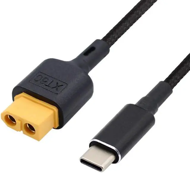 Main image of FOR USB-C r Cord SC100 Protocol XT60 to Type-C Fast Charging Cable for RC Quadcopter Multicopter Aeromo ing