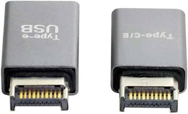 Main image of FOR 2pcs USB 3.1 Front Panel Header Male Type-E to Type-A Type-C USB-C Motherboard Extension Data for Adapter