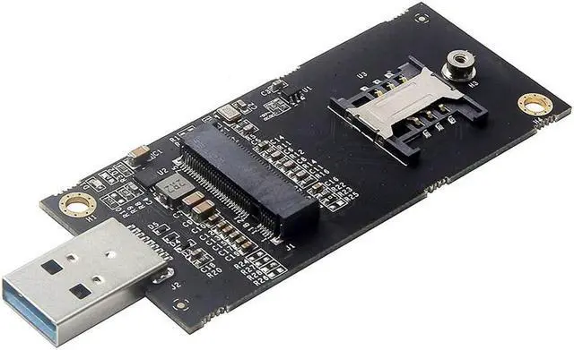 Main image of FOR For 3G/4G/5G LTE Module Modem Card NGFF M.2 Key-B WWAN to USB 3.0 for Adapter Riser Card w SIM Slot