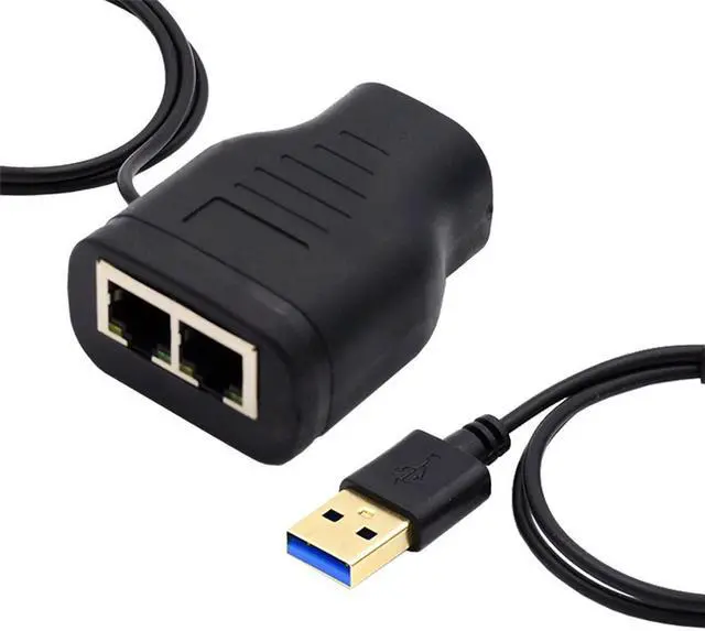 Main image of FOR 100Mbps STP UTP RJ45 8P8C Plug To Dual RJ45 HUB Splitter Network Ethernet Switcher for Adapter