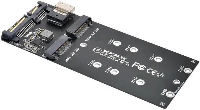 Main image of FOR SATA for Adapter SFF-8654 to M.2 U2 Kit NGFF M-Key to Slimline SAS NVME PCIe SSD SATA SSD for Adapter for Mainboard