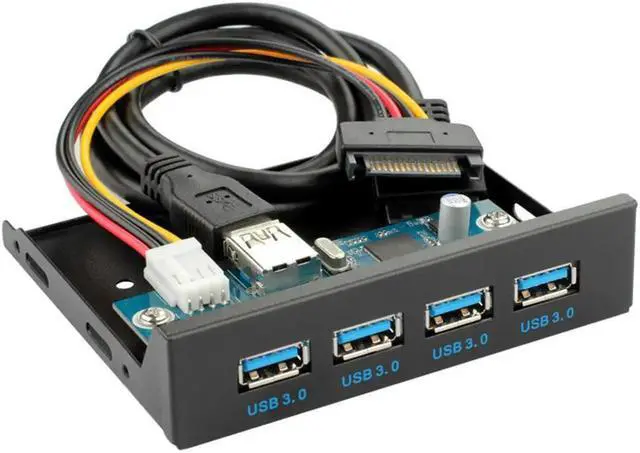 Main image of FOR USB 3.0 HUB 4 Ports Front Panel to Motherboard 20Pin Connector Cable for 3.5 Floppy Bay