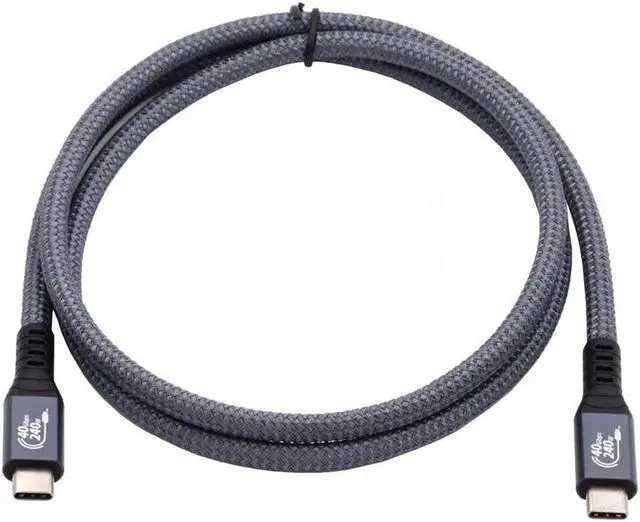 Main image of FOR USB-IF Certification 240W USB4 Cable 40Gbps Compatible with TB 3&4 with 100W Charging and 8K 60Hz 5K