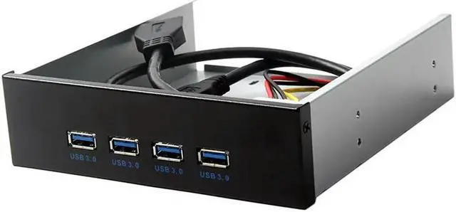 Main image of FOR USB 3.0 HUB 4 Ports Front Panel to Motherboard 20Pin Connector Cable for 5.25 CD-ROM Bay