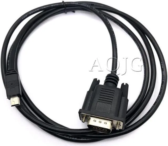 Main image of FOR 1x 1.5m/5ft For Mobile DVD EVD USB Mini 5pin Male to VGA 15pin Male Plug Connector Cable Cord Black