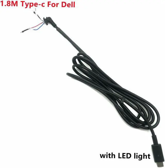 Main image of FOR 1.8meter 45W USB Type-C Laptop Power Cord For XPS12 9250 La7370 XPS13 9370 9365 USB-C Cable Adapter