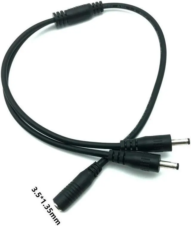 Main image of FOR 3.5*1.35mm Male To Female Y Type Adapter Extension Cable, 1 Female To 2 4 Male Splitter DC Power Cable