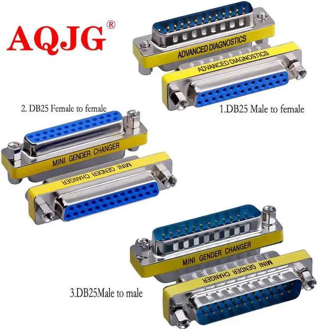 Main image of FOR 1pcs D-SUB DB25 Serial Cable Extended Adapter 25 Pin DB37 Male to Male M/M DB25 Female to Female F/F minitype Changer Connector
