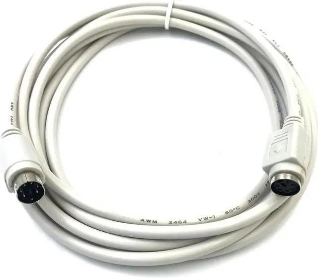 Main image of FOR 130cm PS/2 Keyboard Mouse Male To Female Extension Cable Lead 6 Pin Motherboard Mouse for Mouse Keyboard IC Card Reader