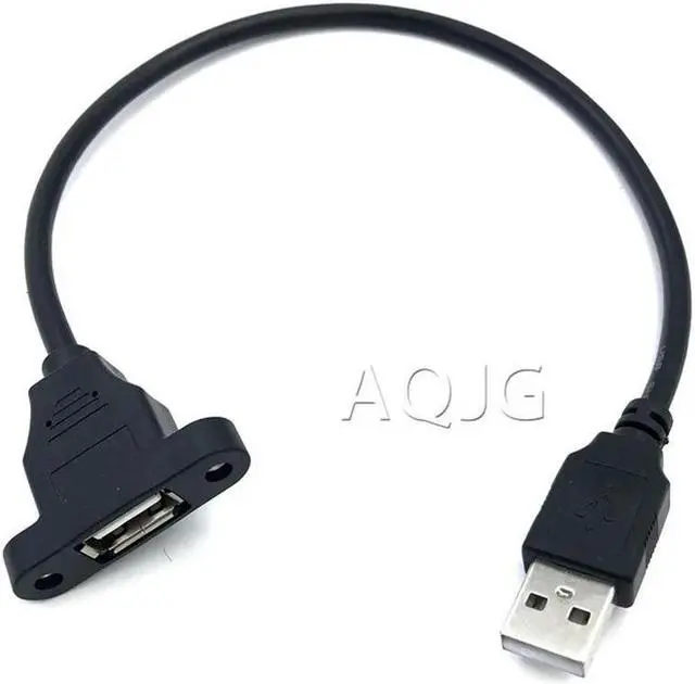 Main image of FOR 0.5M 1M 1.5M USB 2.0 A male to female socket panel mount with Screws cable cord 100cm 0.5M 1M 1.5M USB 2.0 A male to fem