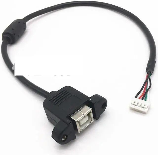 Main image of FOR USB Print B female to PH2.0 Terminal 5pin with Mount print female PH2.0/5pin print port motherboard cablet For Motherboard 0.35m