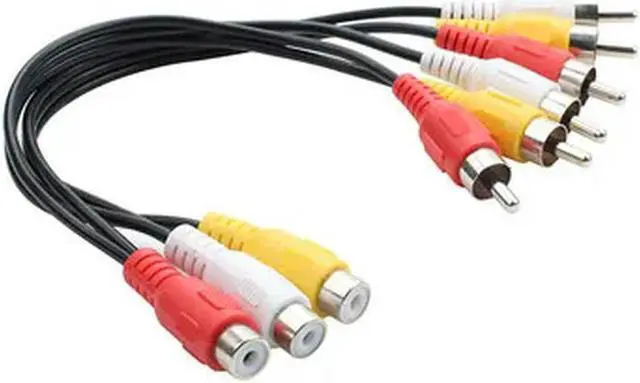 Main image of FOR 3.5mm Male Female Plug Stereo Adapter RCA mm Mono Stereo Plug to 2 RCA Connector for PC Phone RCA