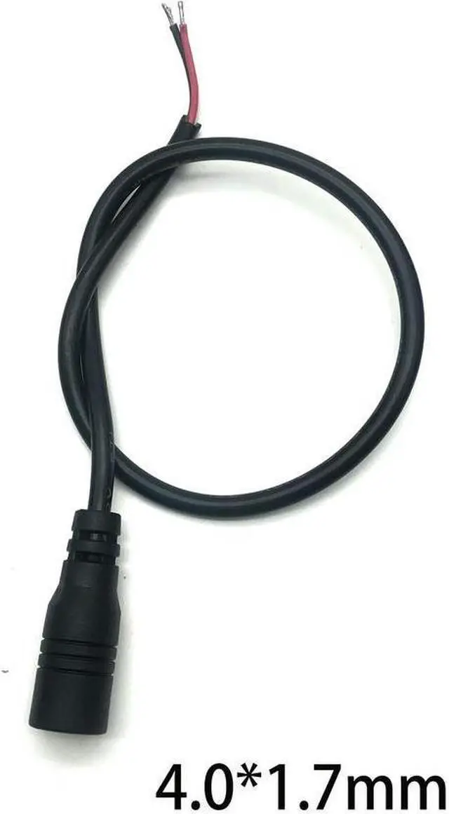 Main image of FOR 5pcs/lot DC 4.0*1.7mm Plug Power Cable For LED/ ing 3A 12V Single Female/Male 4.0mm x 1.7mm Adapter Power Cord 30cm