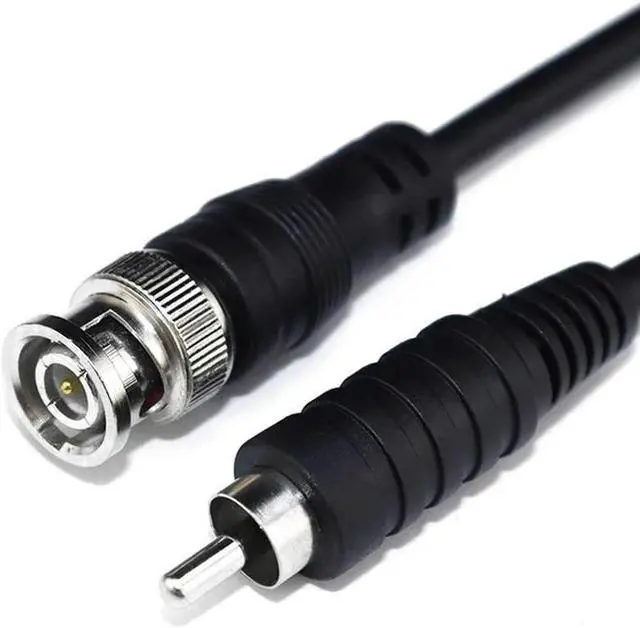 Main image of FOR BNC Male to RCA AV Male Coaxial Cable Connector Video Adapter For Camera System Camera Accessories Coaxial HD video
