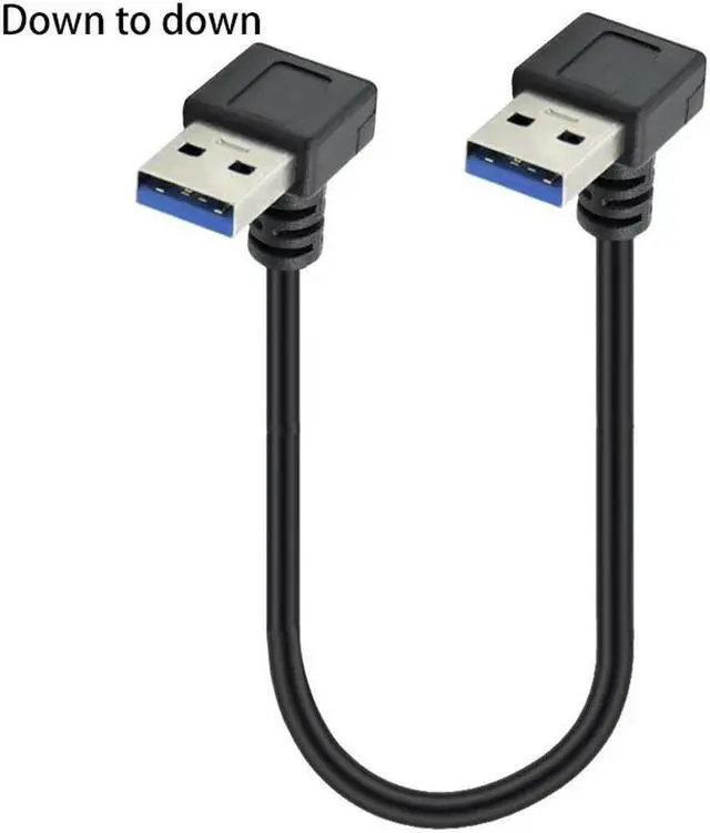 Main image of FOR USB TO USB MALE TO MALE 3.0Extension Hight Speed usb date cable set-top box brushing Adapter 25cm Left right up down