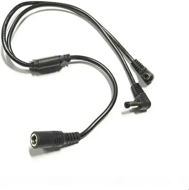 Main image of FOR 90 s 12V ing LED Light bar Elbow DC5.5*2.1MM DC power cable Splitter Voltage Wires 40cm For Surveillance camera