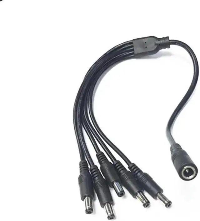Main image of FOR 12V 10A DC 5.5*2.1mm Female to 5 male Splitter Cord Plug Adapter For ing power supply Extendsion 0.4M 0.7m