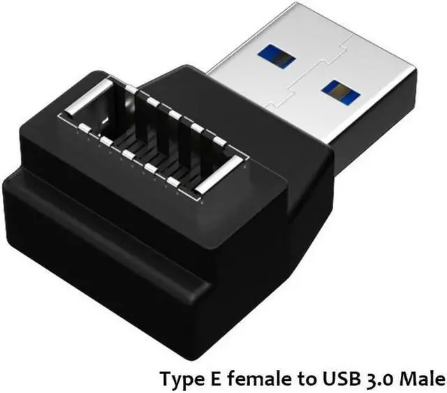 Main image of FOR USB 3.1 Front Panel Header Type E to USB C Type C Expansion Cable Adapter Connector for Desktop Computer Motherboard Plug