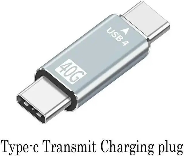 Main image of FOR USB 4.0 Type C Adapter USB C Male to Male Converter 40 Gbps Data Sync Adapter Type-C Extension Cable for Laptop Phone Tablet