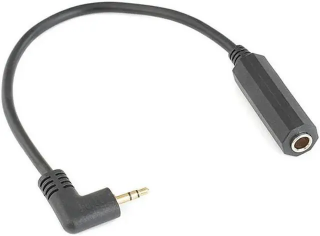 Main image of FOR Gold plated Microphone Adapter 3.5MM Male Elbow 90 To 6.35mm Female Audio Adapter Cable For Earphone Electronic Organ