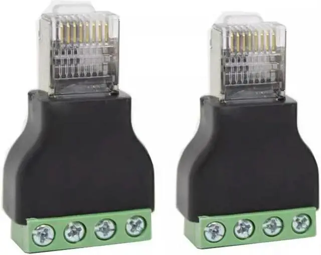 Main image of FOR RJ45 To 4P Terminal RS485 Terminal Network adapter RJ45 wiring 4PIN