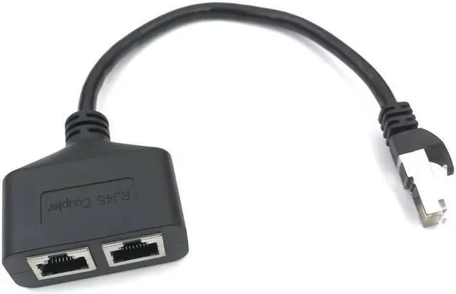 Main image of FOR RJ45 network cable splitter for 7 Type 1 point 2 adapter network extender CAT6/CAT5 RJ45 simultaneous Internet IPTV broadband