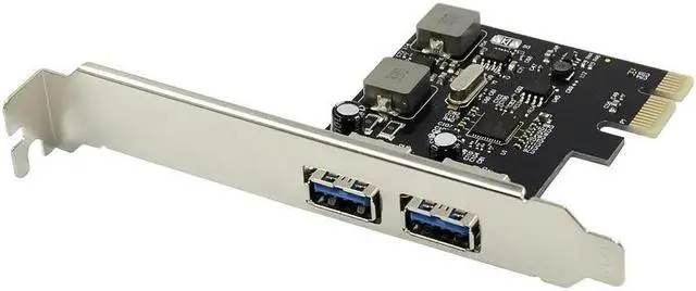 Main image of FOR 2 Port USB 3.0 PCI-E Expansion Card External PCIe Card USB3.0 With 2 Power Modules Desktop PC