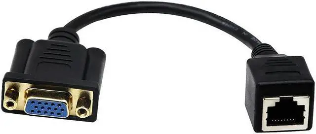 Main image of FOR Vga To Network Port 0.15 M Vga Male Female To Rj45 Cable The Vga Signal Is Transmitted Through A Network Cable