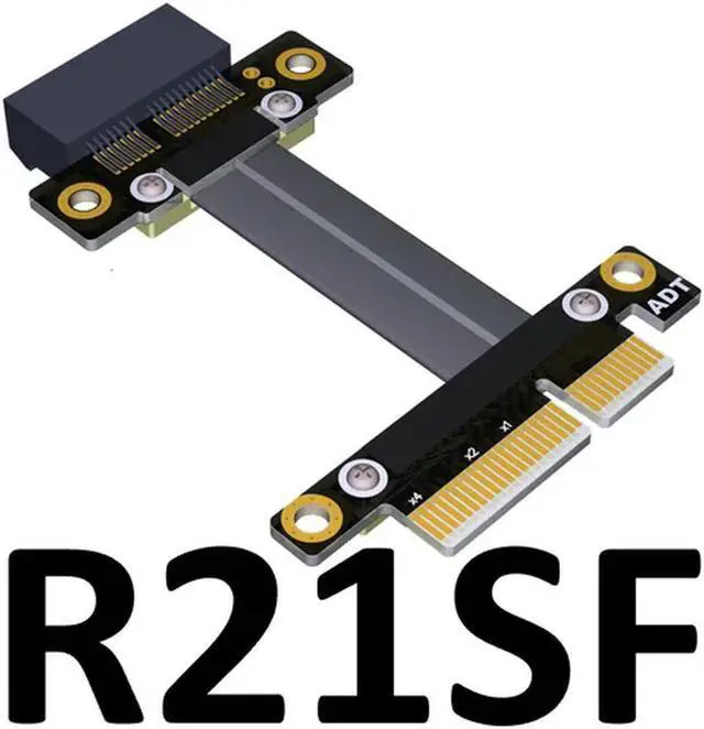 Main image of FOR PCI-E x4 to x1 extension converter cable pice 4x to PCIe3.0 1x adapter Flat Cable computer motherboard extend