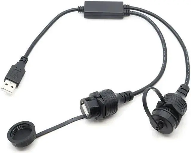 Main image of FOR USB 2.0 Data Cable 1Male to 2Female Splitter Cables For Computer Data Connection For Cars Boats Motorcycles 1M 2M